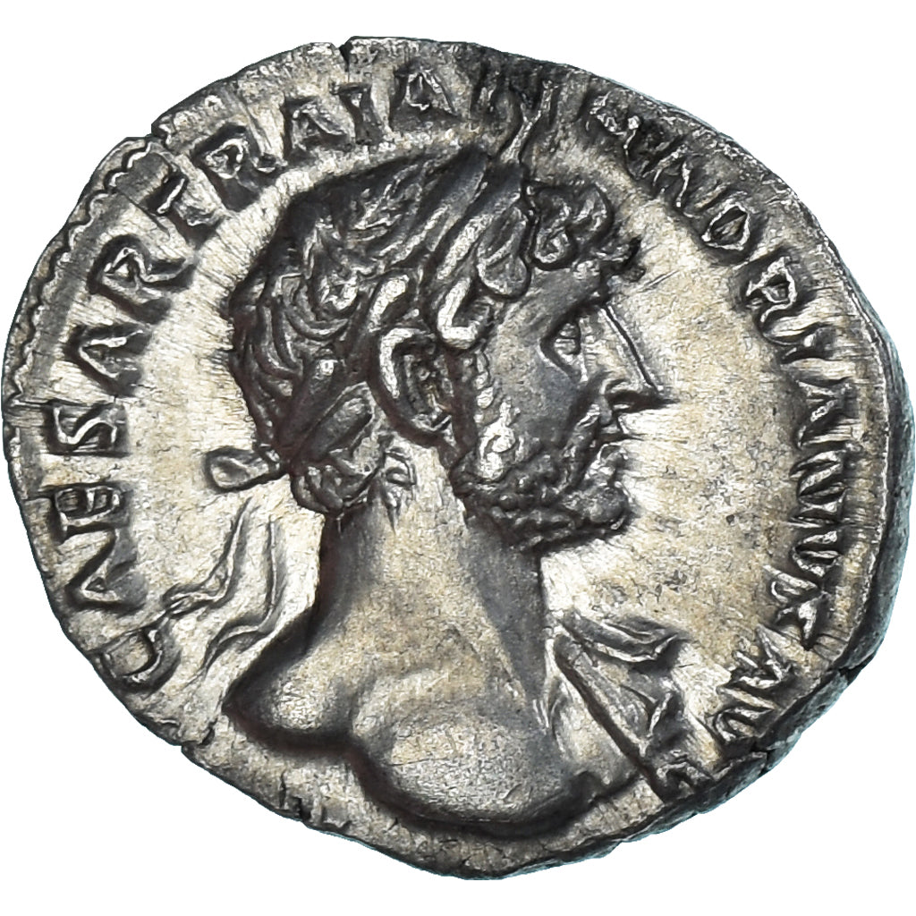 Coin, Hadrian, Denarius, 118, Rome, AU(55-58), Silver, RIC:II.3-130