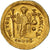 Moneta, Justinian I, Solidus, 527-537, Constantinople, AU(50-53), Złoto