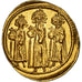 Coin, Heraclius, with Heraclius Constantine and Heraclonas, Solidus, 637-638