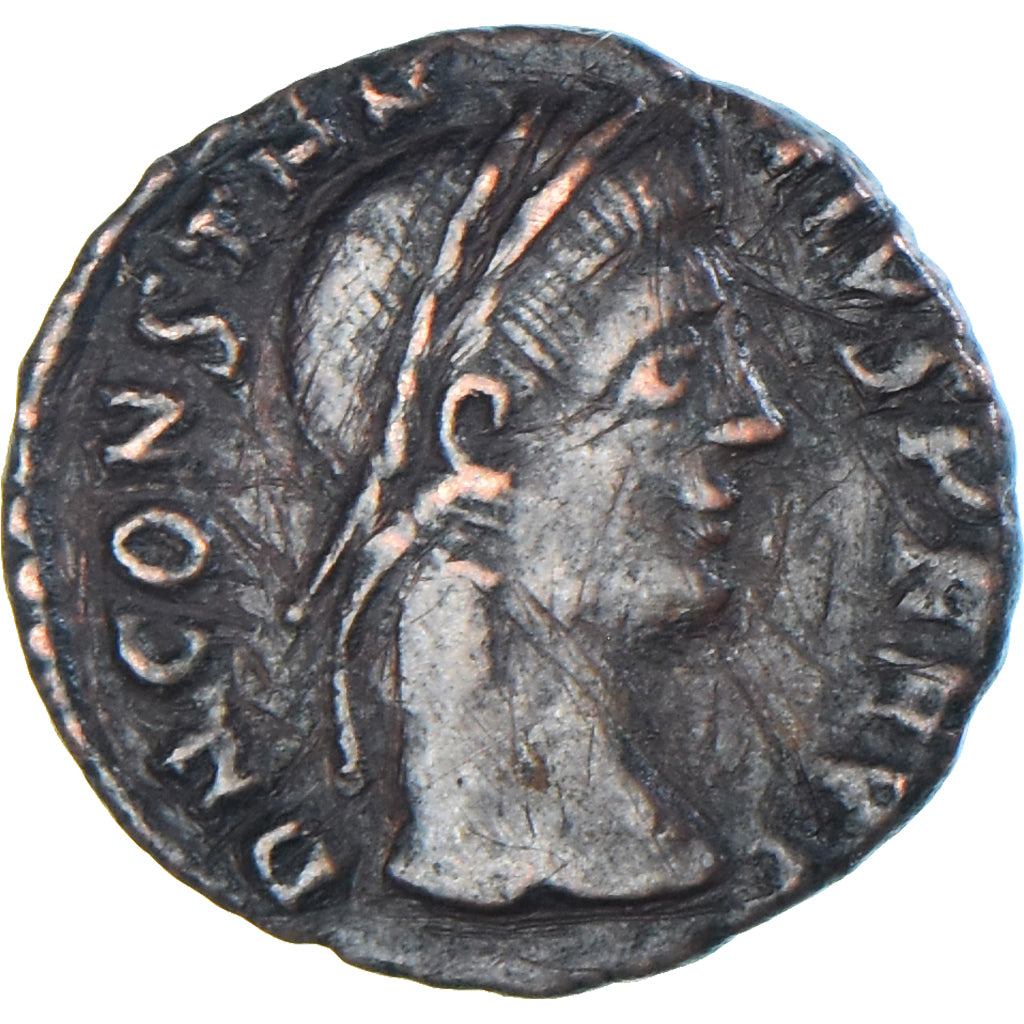 Moneta, Constantius II, Follis, 337-361, EF(40-45), Brązowy