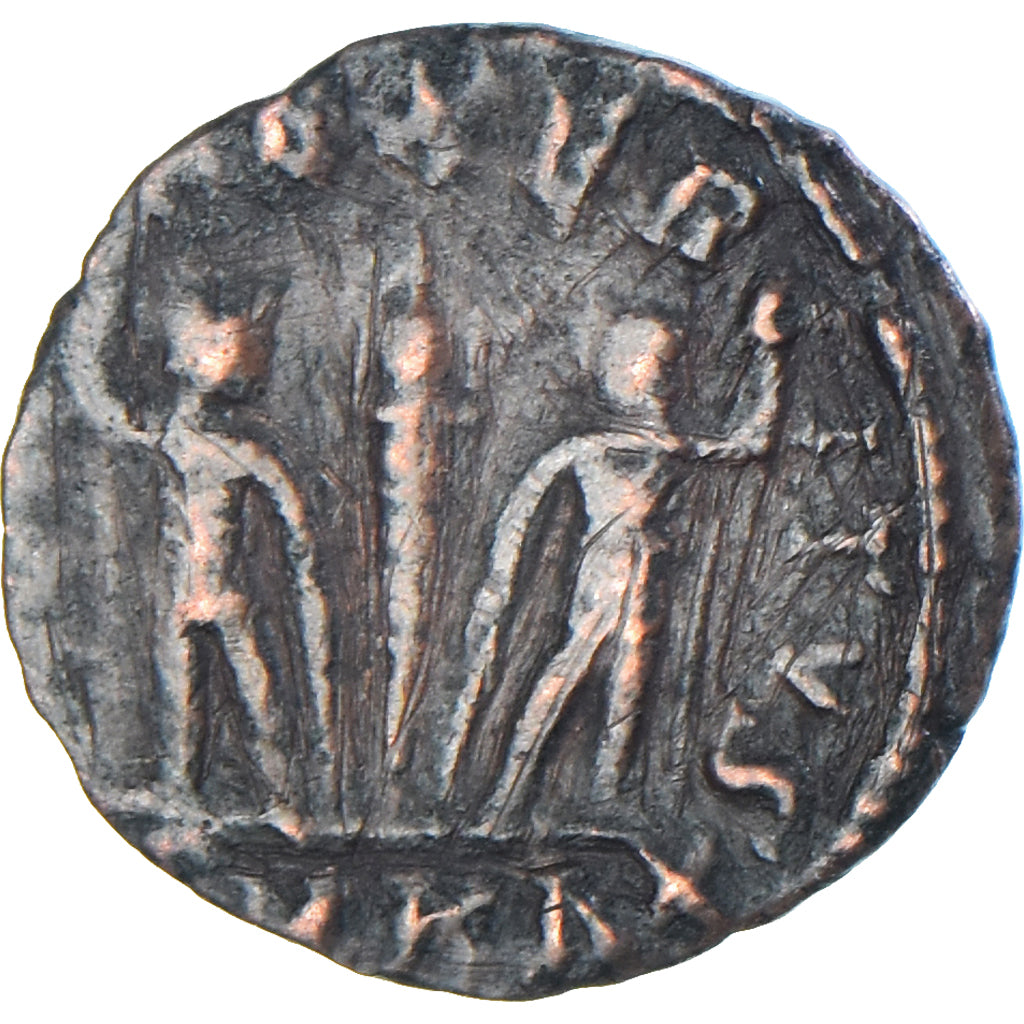 Moneta, Constantius II, Follis, 337-361, EF(40-45), Brązowy