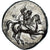 Moeda, Calábria, Nomos, 280 BC, Tarentum, AU(55-58), Prata, HN Italy:967