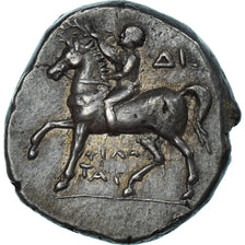 Moneda, Calabria, Nomos, ca. 272-240 BC, Tarentum, MBC+, Plata, HN Italy:1024