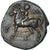 Coin, Calabria, Nomos, ca. 272-240 BC, Tarentum, AU(50-53), Silver, HN
