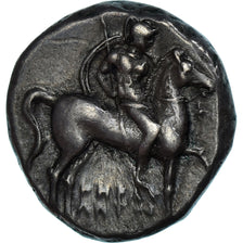 Moneda, Calabria, Nomos, ca. 272-240 BC, Tarentum, MBC+, Plata, HN Italy:1037