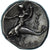 Moeda, Calábria, Nomos, ca. 272-240 BC, Tarentum, AU(50-53), Prata, HN