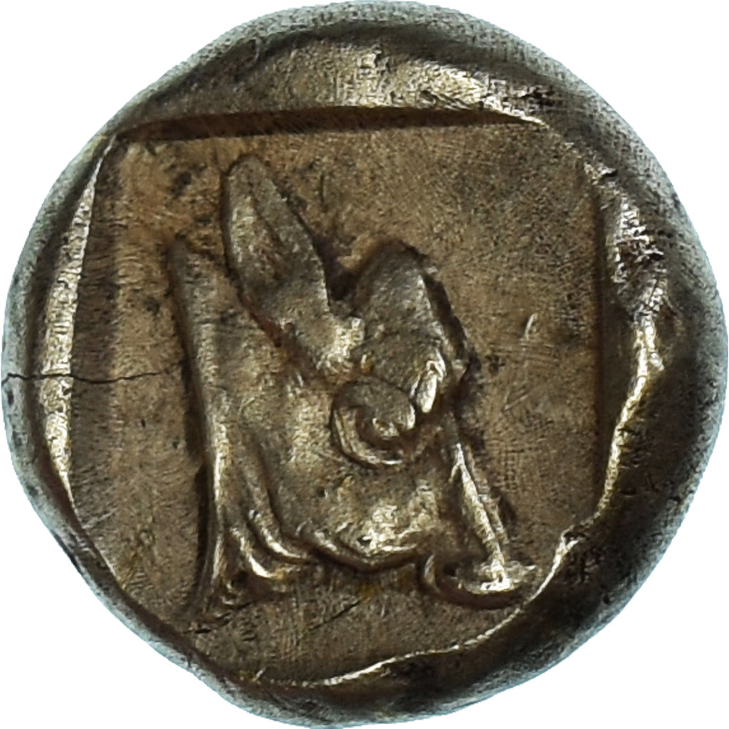 Coin, Lesbos, 1/6 Stater, ca. 454-428/7 BC, Mytilene, AU(50-53), Electrum