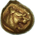 Lidia, Croesus, 1/3 Stater, ca. 620/10-550/39 BC, Sardis, Przebicie, Elektrum