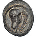 Moneta, Domitia, Denarius, 41-40 BC, Uncertain Mint, Przebicie, EF(40-45)