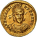 Coin, Honorius, Solidus, 397-402, Constantinople, AU(50-53), Gold, RIC:X-8