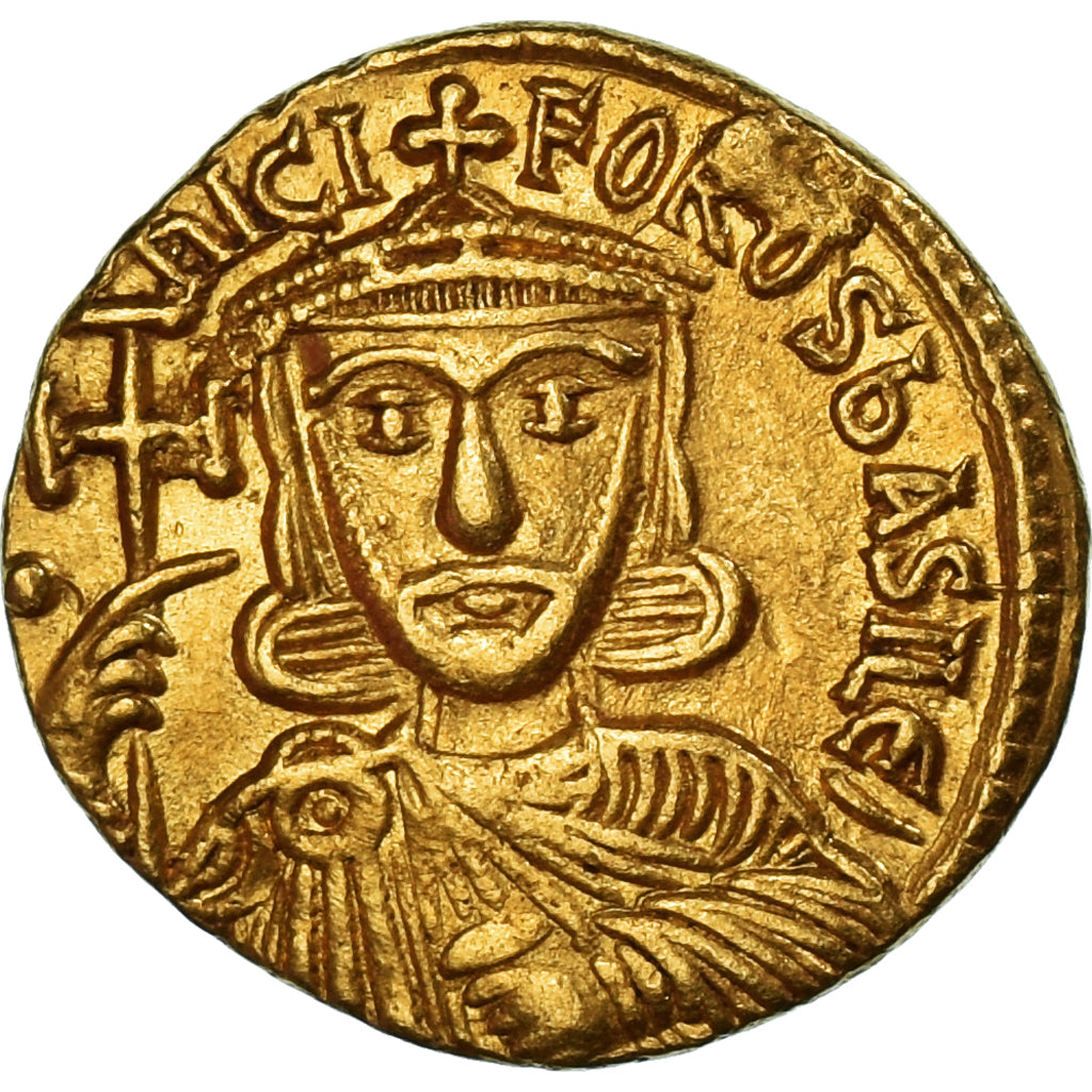 Moneda, Nicephorus I, with Stauracius, Solidus, 802-811, Constantinople, MBC+