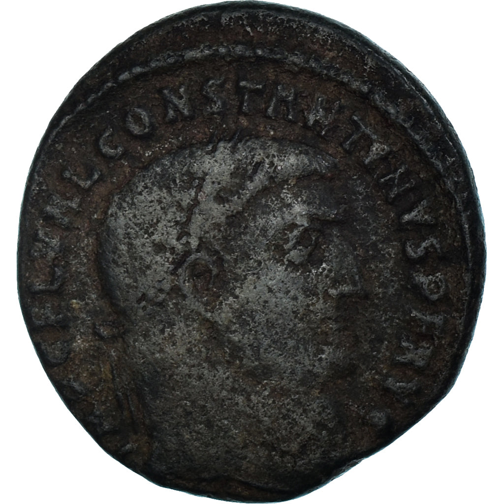 Monnaie, Constantin I, Follis, 307/310-337, Héraclée, TB, Bronze