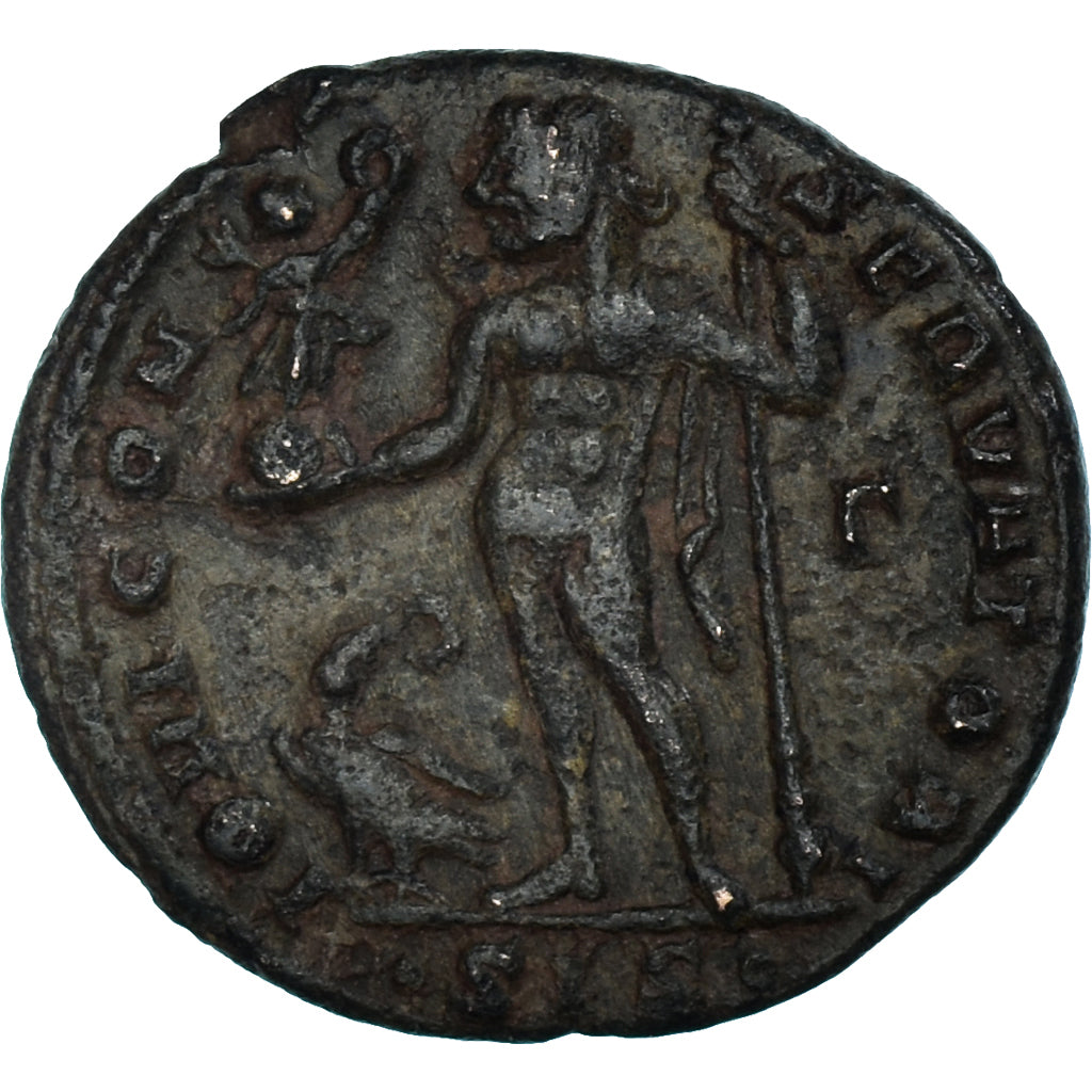 Moneta, Licinius I, Follis, 308-324, Siscia, VF(30-35), Brązowy
