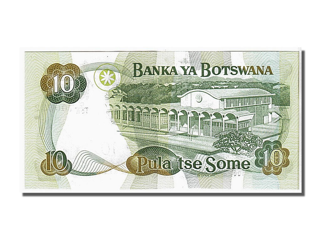 Banknote, Botswana, 10 Pula, 2002, UNC(65-70)