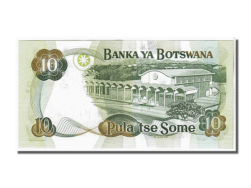 Geldschein, Botswana, 10 Pula, 2002, KM:24a, UNZ