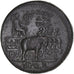 Moneta, Titus for Divus Vespasianus, Sestertius, 80-81, Rome, EF(40-45)