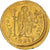 Moeda, Justinian I, Solidus, 542-552, Constantinople, AU(50-53), Dourado
