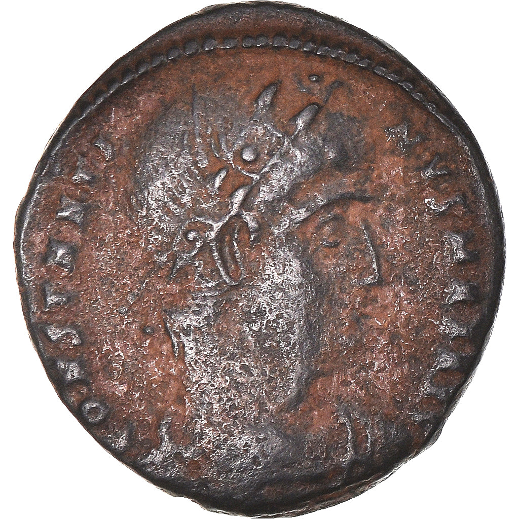 Monnaie, Constantin II, Follis, 317-337, TB+, Bronze