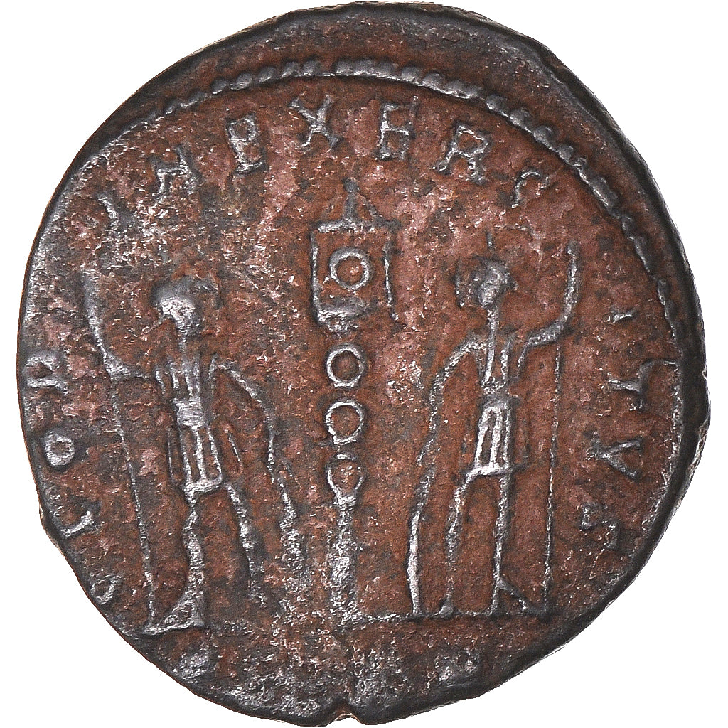 Monnaie, Constantin II, Follis, 317-337, TB+, Bronze