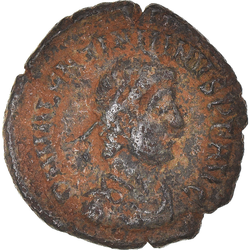 Moneda, Valentinian II, Follis, 375-392, Kyzikos, BC+, Cobre