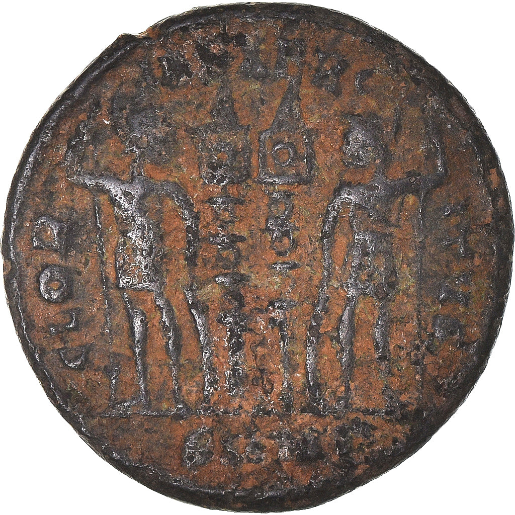 Monnaie, Constantin II, Follis, 317-337, TB+, Bronze