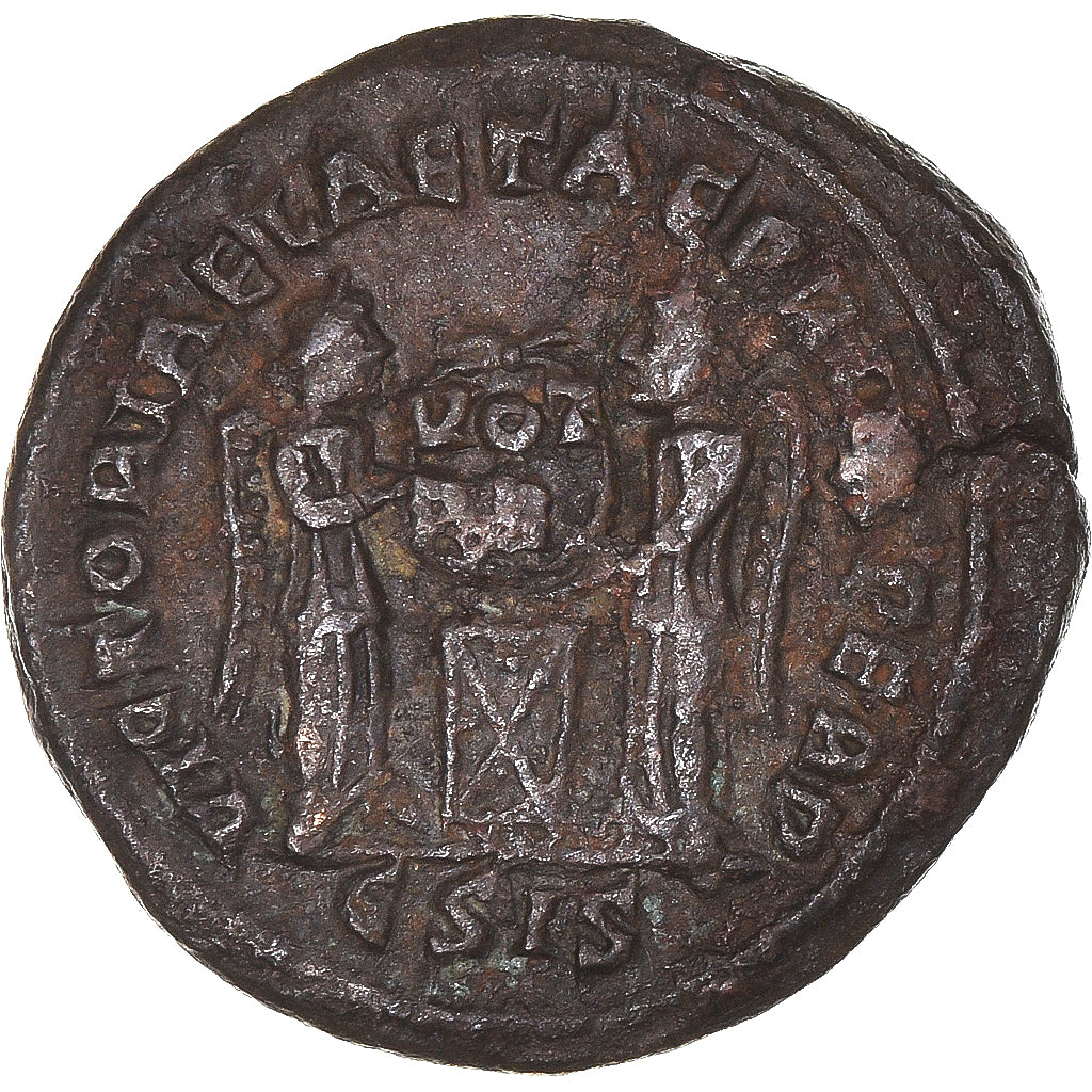 Monnaie, Constantin I, Follis, 307/310-337, Siscia, TB, Cuivre