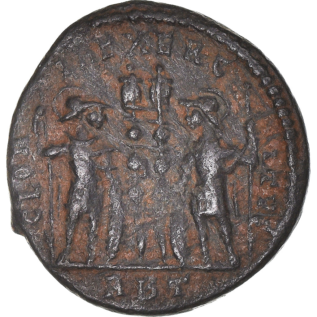 Moneda, Constantius II, Follis, 337-361, Antioch, BC+, Bronce