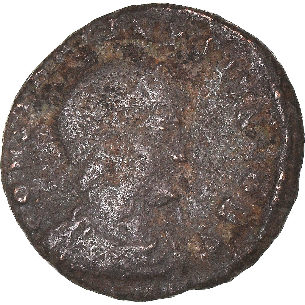 Monnaie, Constantin II, Follis, 317-337, TB, Bronze