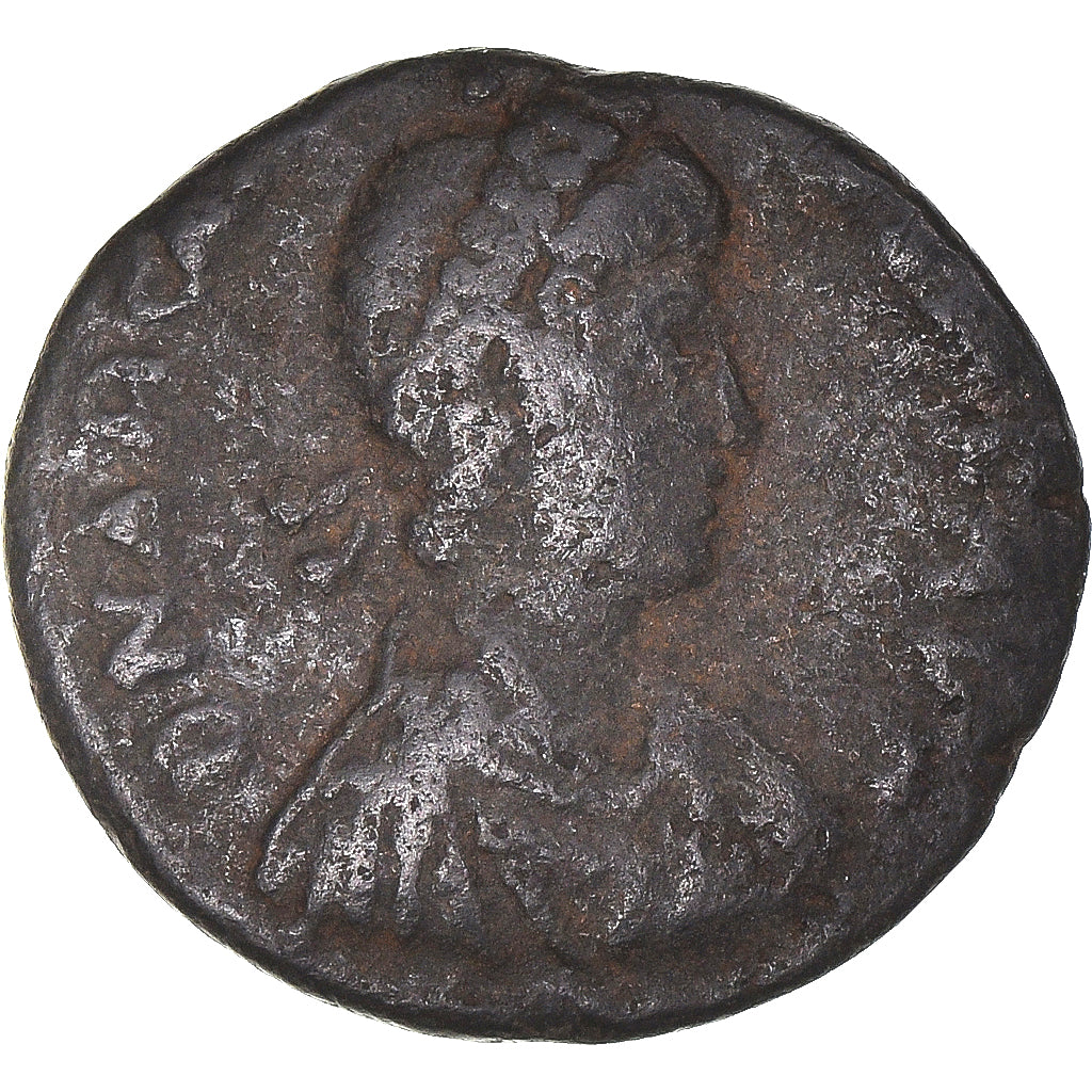 Coin, Arcadius, Follis, 383-408, Constantinople, VF(20-25), Bronze