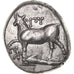 Moeda, Trácia, Drachm, ca. 387/6-340 BC, Byzantium, AU(50-53), Prata