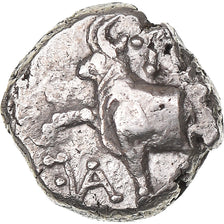 Coin, Thrace, Hemidrachm, ca. 387/6-340 BC, Byzantium, AU(50-53), Silver