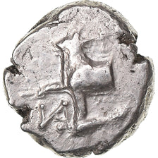 Coin, Thrace, Hemidrachm, ca. 387/6-340 BC, Byzantium, EF(40-45), Silver