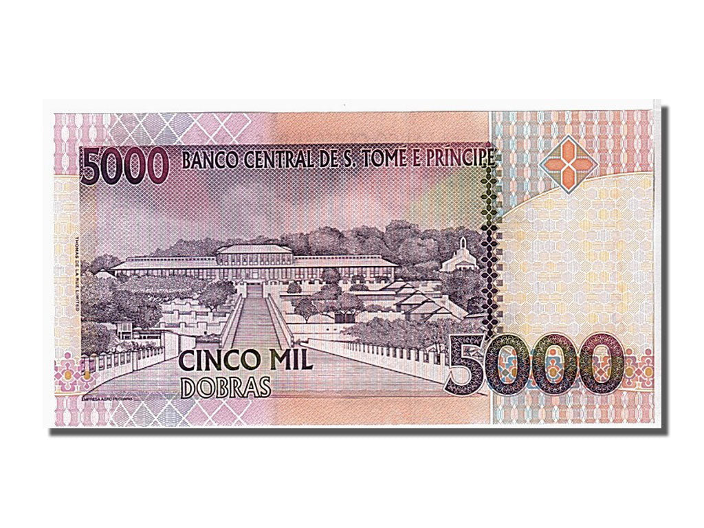 Banknote, Saint Thomas and Prince, 5000 Dobras, 2004, KM:65b, UNC(65-70)