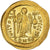 Moeda, Justinian I, Solidus, 527-565, Constantinople, EF(40-45), Dourado