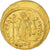 Moneta, Justinian I, Solidus, 527-565, Constantinople, EF(40-45), Złoto