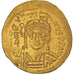 Moneta, Justin II, Solidus, 565-578, Constantinople, SPL-, Oro, Sear:345