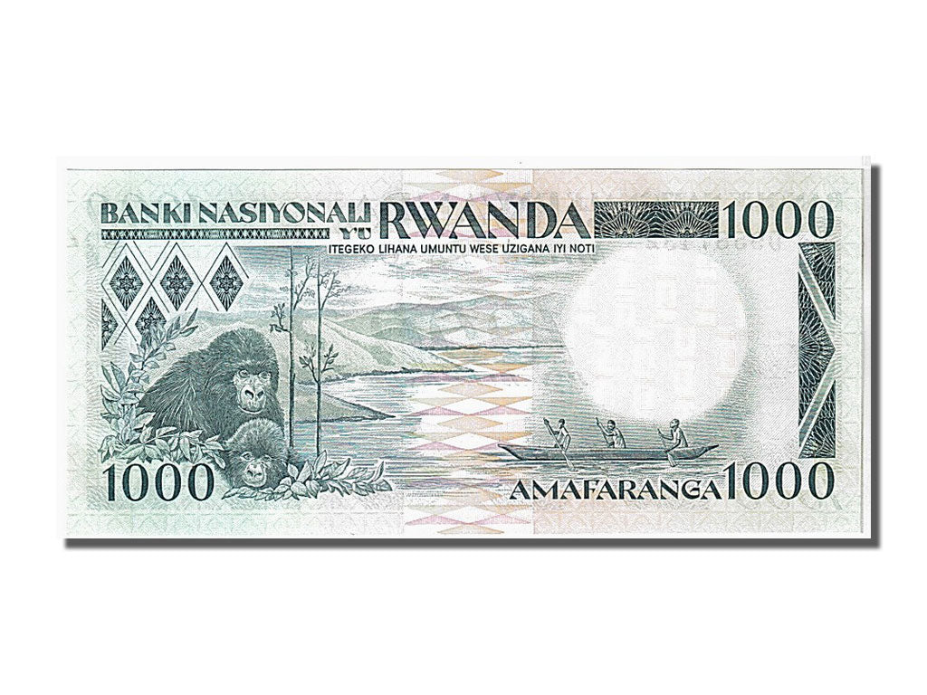 Banknote, Rwanda, 1000 Francs, 1988, 1988-01-01, KM:21a, UNC(65-70)