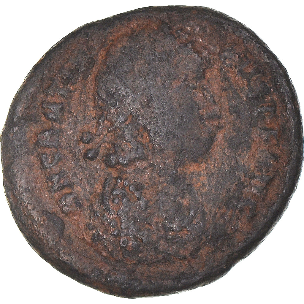 Munten, Gratian, Follis, 367-383, Constantinople, ZG+, Bronzen