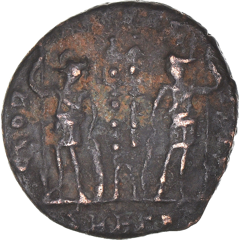 Monnaie, Constantin II, Follis, 317-337, Héraclée, TB, Bronze