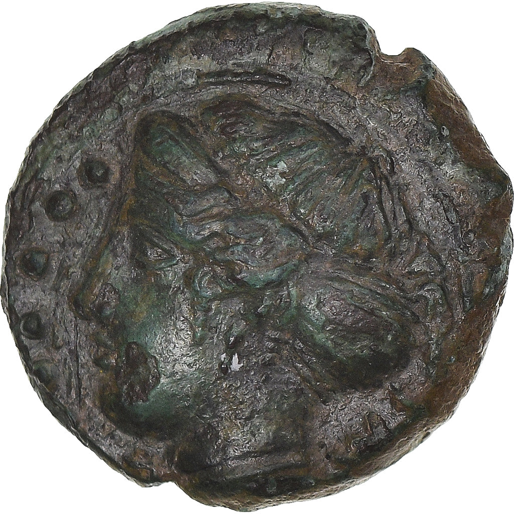 Coin, Sicily, Hemilitron, 420-408 BC, Himera, EF(40-45), Bronze, Sear:1110