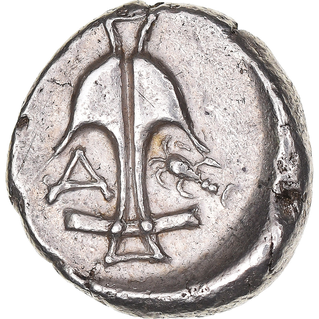Coin, Thrace, Hemidrachm, ca. 450-400 BC, Apollonia, AU(50-53), Silver