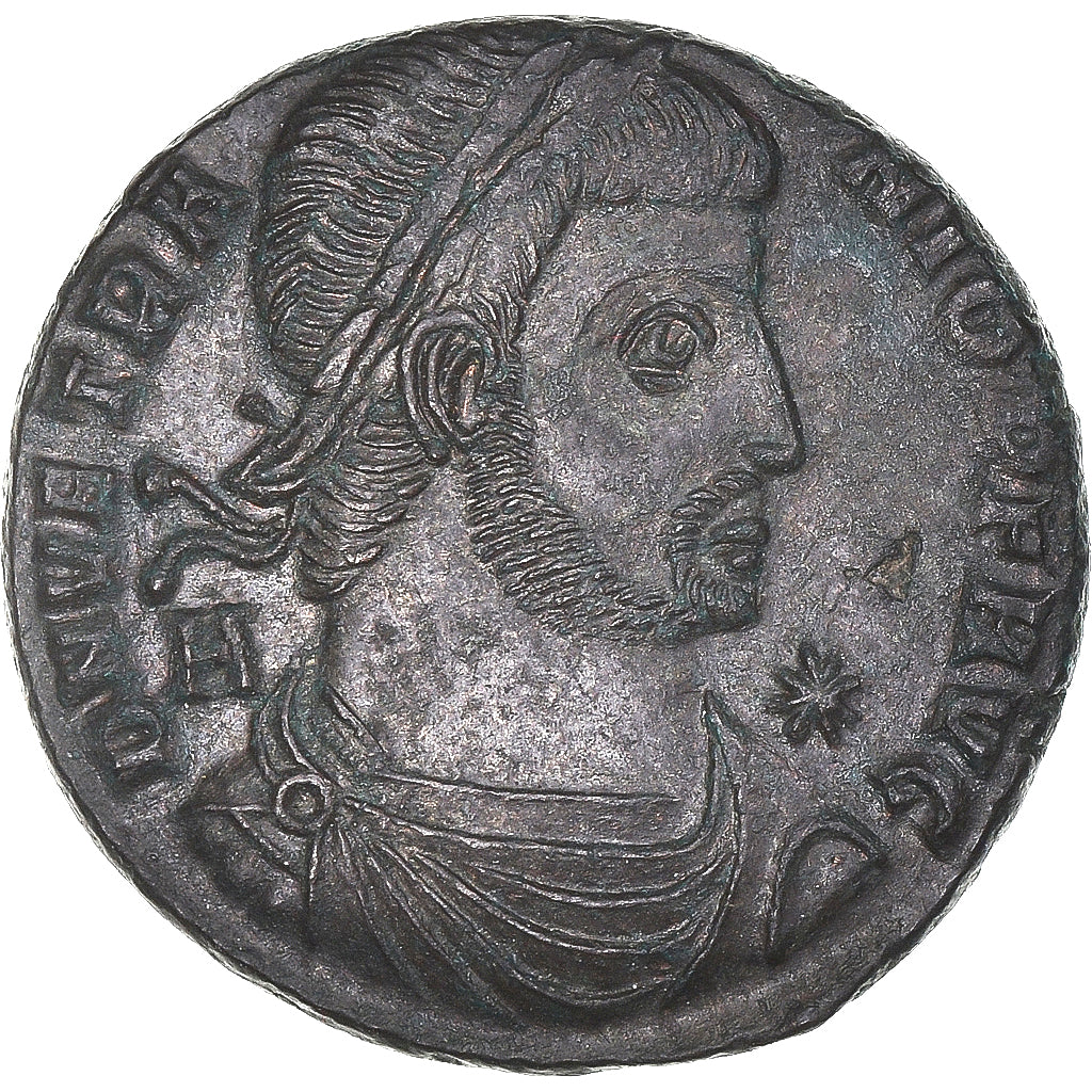 Moneta, Vetranio, 1/2 Centenionalis, 350, Siscia, BB+, Rame, RIC:296
