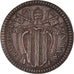 Moneta, DEPARTAMENTY WŁOSKIE, PAPAL STATES, Benedict XIV, Quattrino, 1754