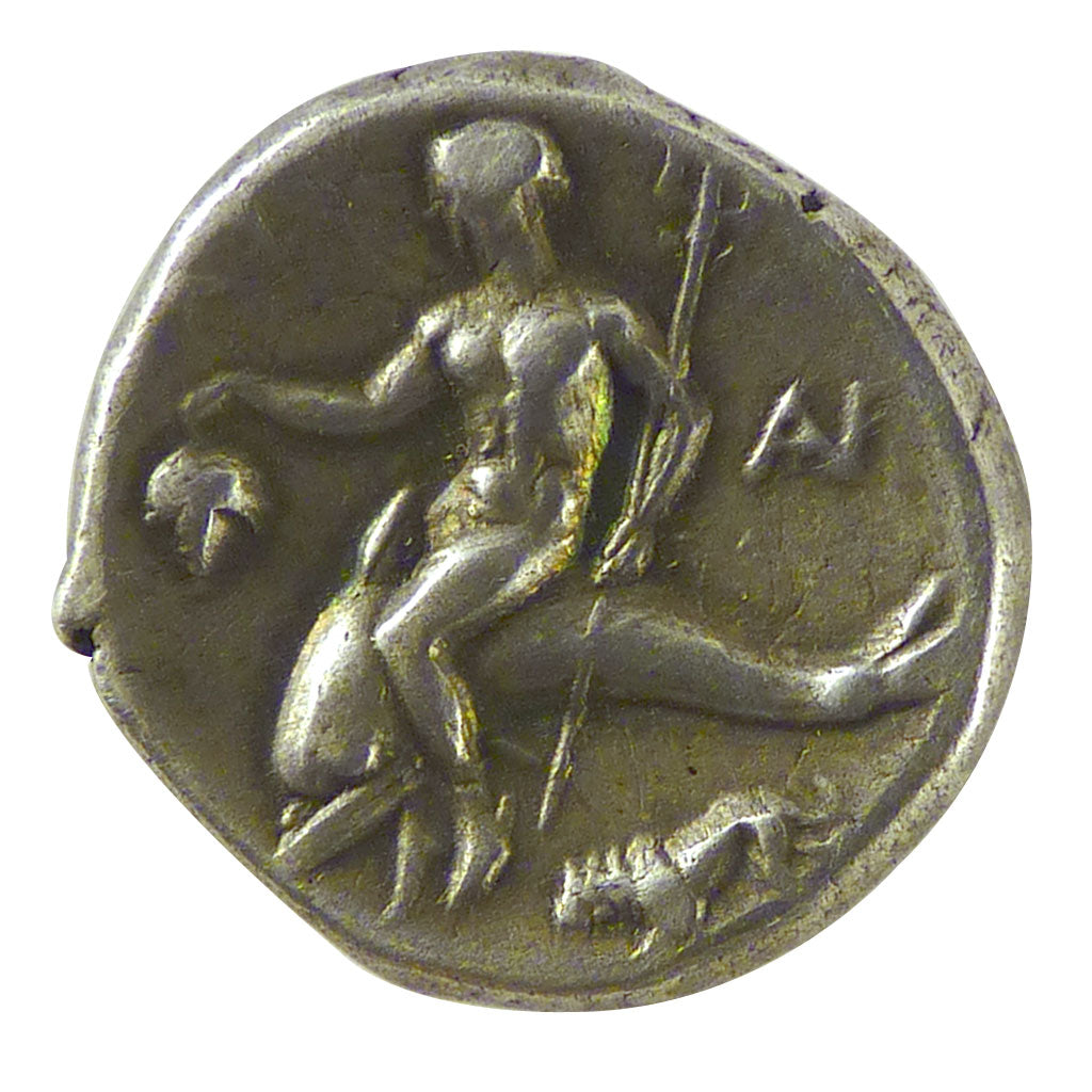Calabria, Taranto, Stater, Tarentum, EF(40-45), Silver, Pozzi #132, 6.20