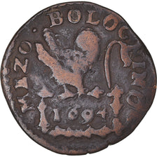 Coin, ITALIAN STATES, PAPAL STATES, Innocent XII, 1/2 Bolognino, 1694, Bologna