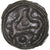 Moneda, Senones, Potin au cheval, 80-60 BC, MBC, Aleación de bronce