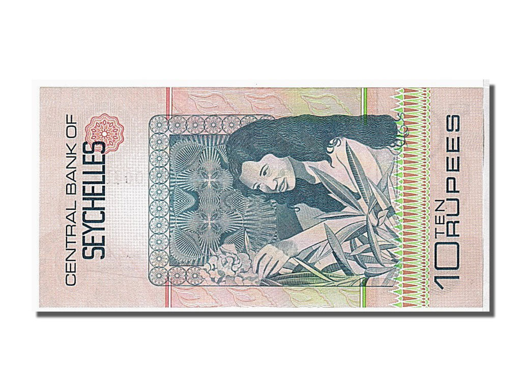 Biljet, Seychellen, 10 Rupees, 1983, NIEUW