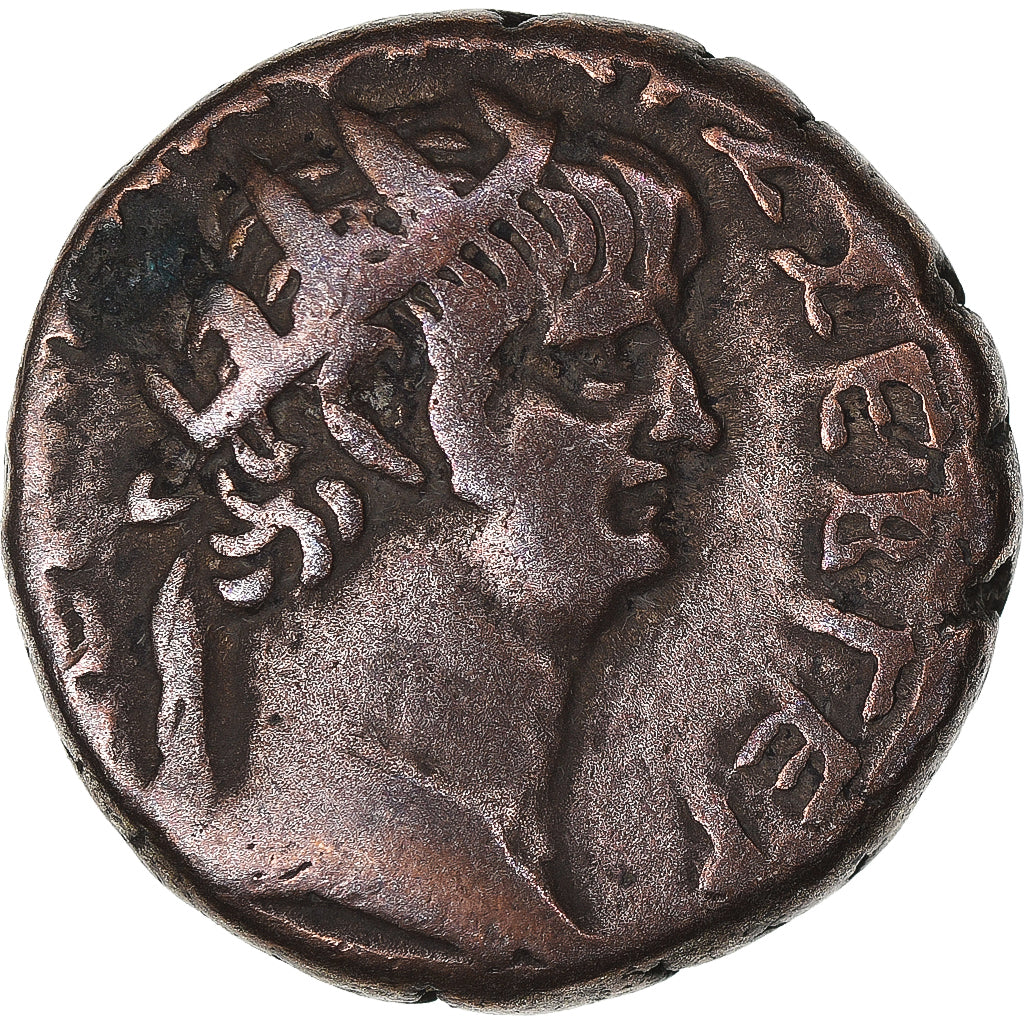 Moeda, Egito, Nero, Tetradrachm, 54-68, Alexandria, VF(30-35), Bronze
