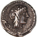 Coin, Porcia, Quinarius, 89 BC, Rome, AU(50-53), Silver, Crawford:248