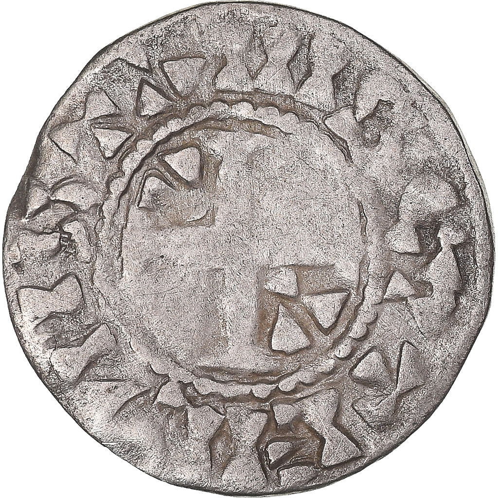 Moneta, Francia, Louis VI le gros, Denier, 1108-1137, MB+, Argento, Duplessy:102